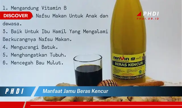 manfaat jamu beras kencur