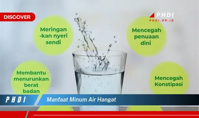 manfaat minum air hangat