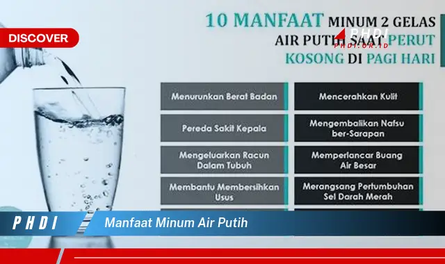 manfaat minum air putih