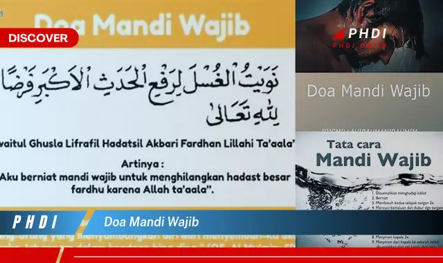 doa mandi wajib