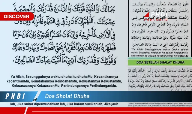 doa sholat dhuha