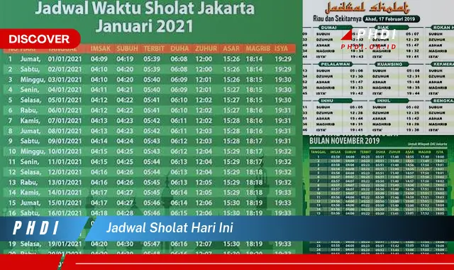 jadwal sholat hari ini